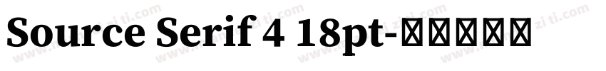 Source Serif 4 18pt字体转换